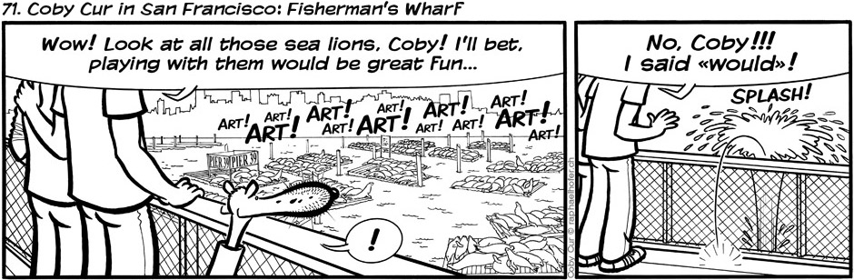 71. Coby Cur in San Francisco: Fisherman's Wharf 