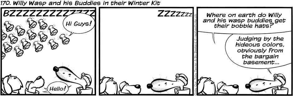 170. Willy Wasp and his Buddies in their Winter Kit