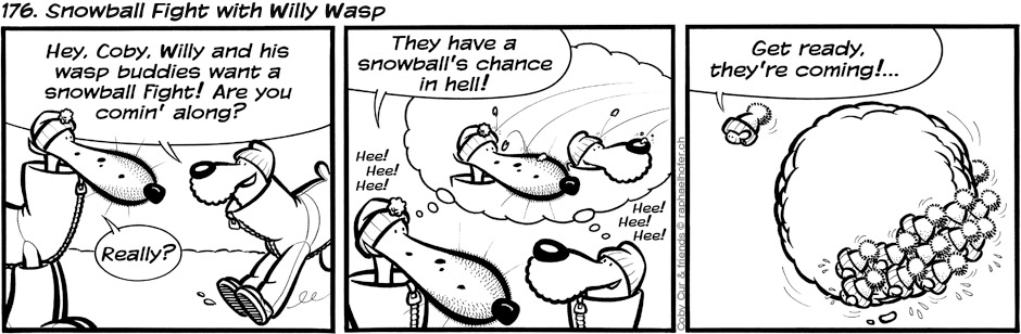 176. Snowball Fight with Willy Wasp