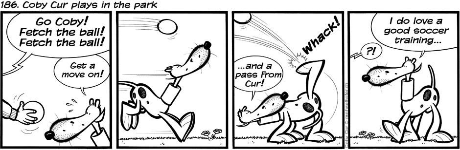 186. Coby Cur plays in the Park