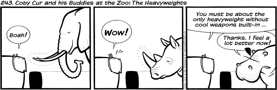 243. Coby Cur and his Buddies at the Zoo: The Heavyweights