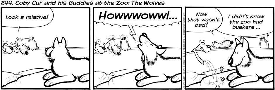 244. Coby Cur and his Buddies at the Zoo: The Wolves