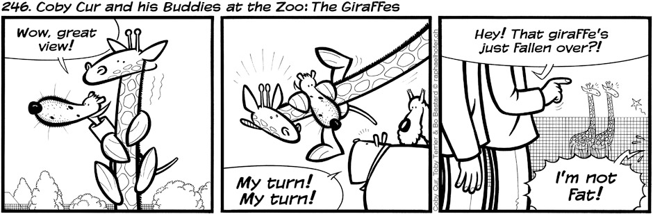 246. Coby Cur and his Buddies at the Zoo: The Giraffes