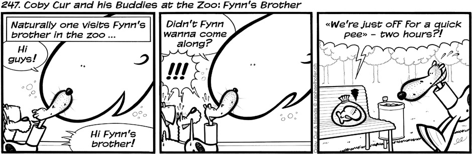 247. Coby Cur and his Buddies at the Zoo: Fynn's Brother