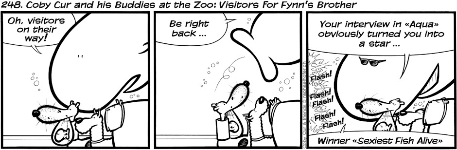 248. Coby Cur and his Buddies at the Zoo: Visitors for Fynn's Brother