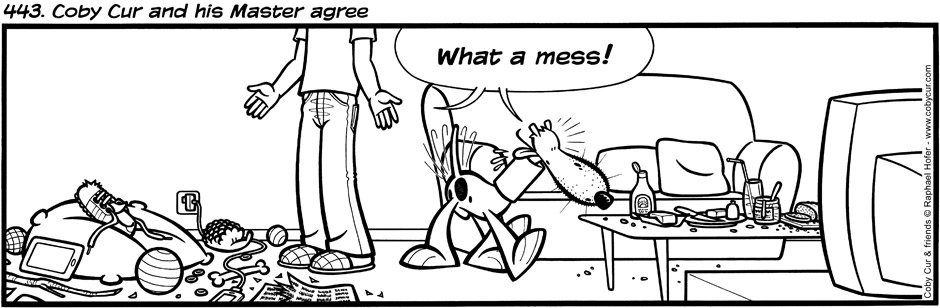 443. Coby Cur and his Master agree