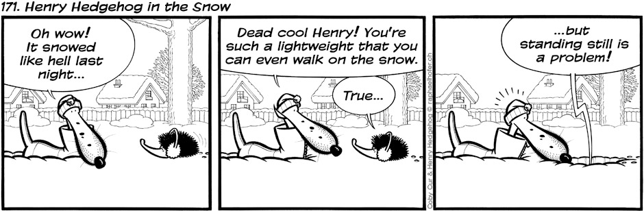 171. Henry Hedgehog in the Snow