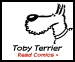 Coby Cur's friend Toby Terrier